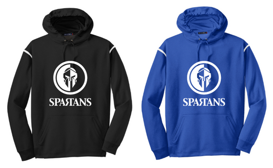 PREORDER - Spartan Fleece Hooded Sweatshirt - Single (Blue or Black) ADULT