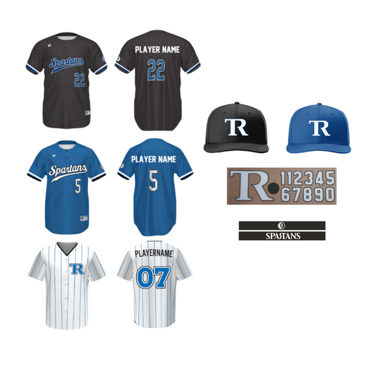 PREORDER - New Player Package - 3 Jerseys, 2 Caps, Wristband & Helmet Stickers